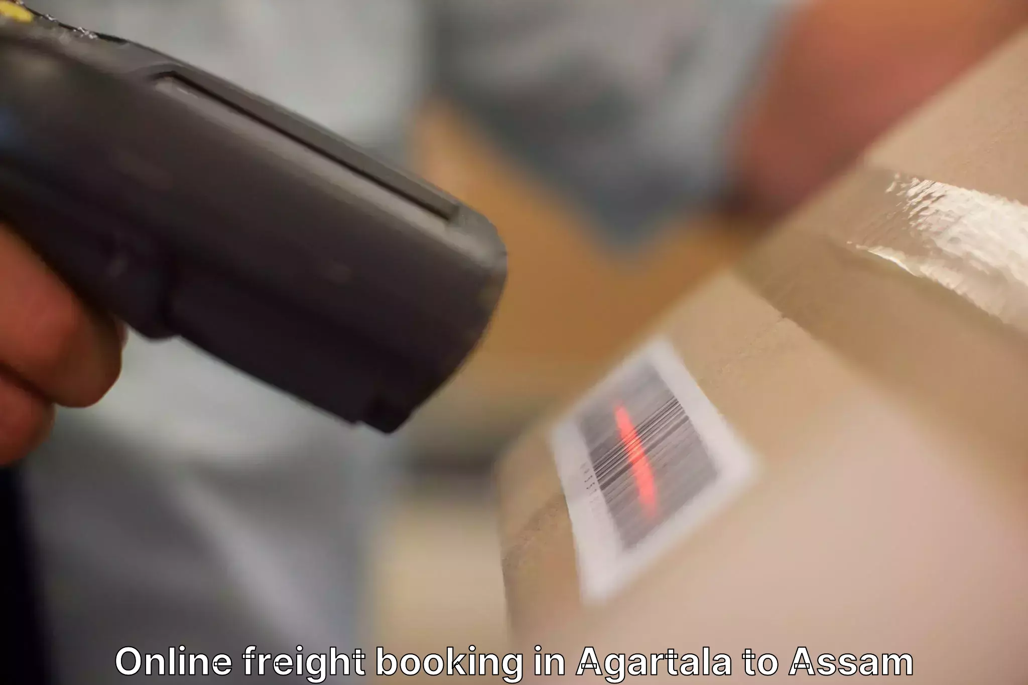 Hassle-Free Agartala to Assam Online Freight Booking